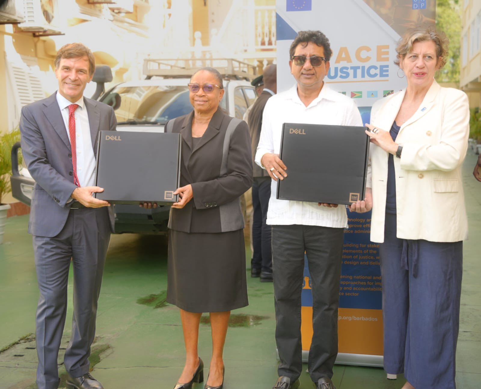 UNDP-EU justice programme delivers US$400,000+ in tech to strengthen Guyana’s justice system