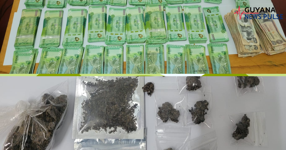 Bartica man arrested after police seized marijuana, over $3M in cash