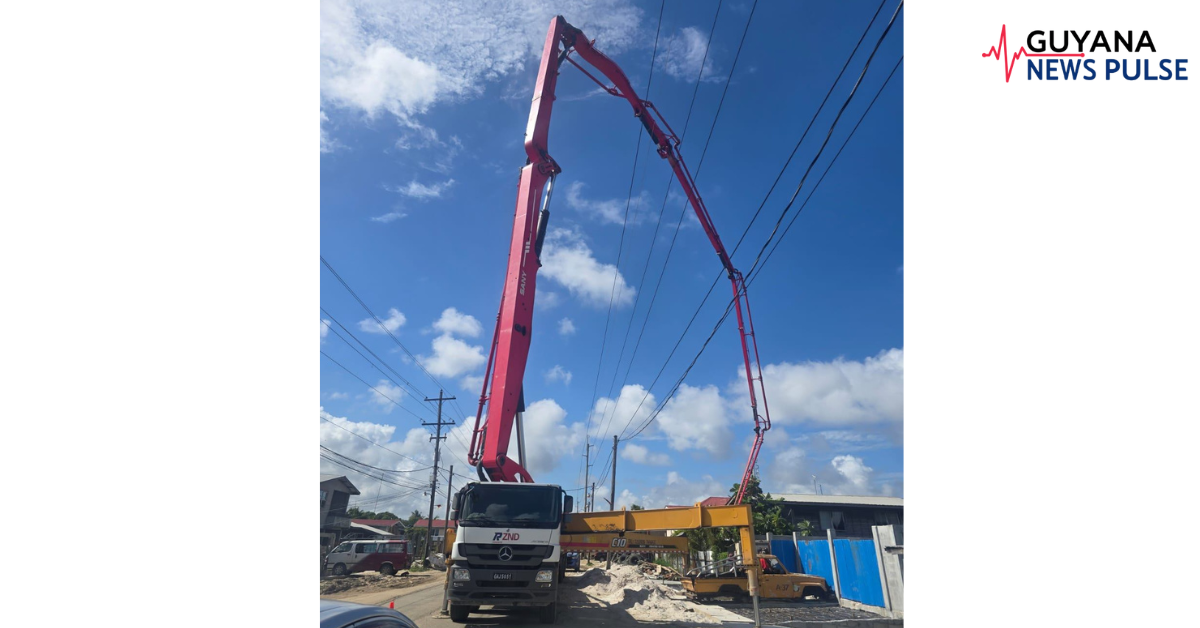 GPL alerts police, Labour Ministry after contractor positions concrete pump over transmission line at LBI