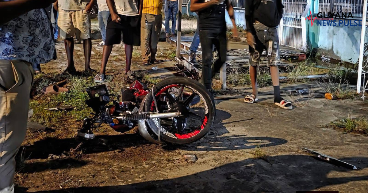 16-year-old motorcyclist killed in East Bank Essequibo crash