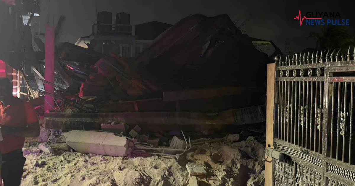 Roof collapses at Atlantic Gardens construction site, carpenter killed and seven injured